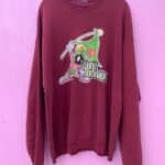 *AS-IS* DISTRESSED OVERSIZED 1990S MARVIN THE MARTIAN WORLD DOMINATOR GRAPHIC SWEATSHIRT