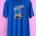 AS-IS ZAXXON VIDEO GAME HEAT TRANSFER SINGLE STITCH T-SHIRT