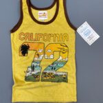 EARLY Y2K DEADSTOCK! CALIFORNIA 72 TERRY CLOTH RINGER TANK TOP