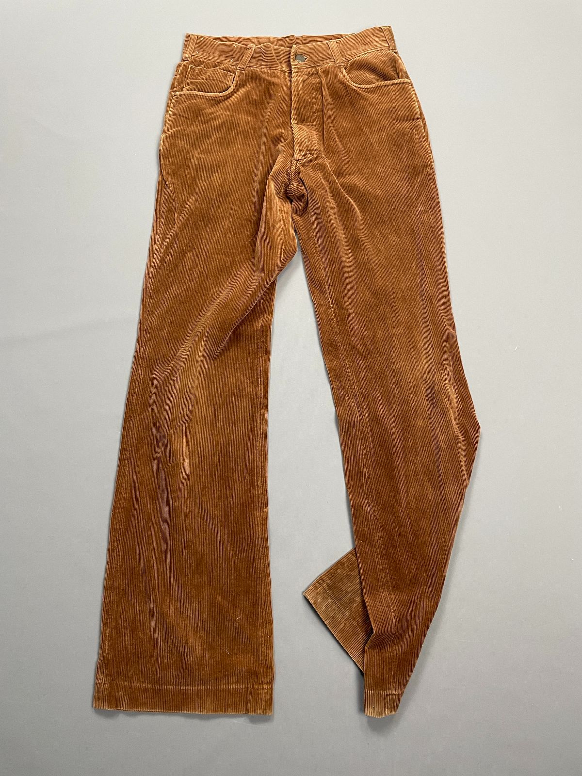 product details: *AS-IS* 1970S BROWN CORDUROY BOOTCUT FLARE PANTS photo