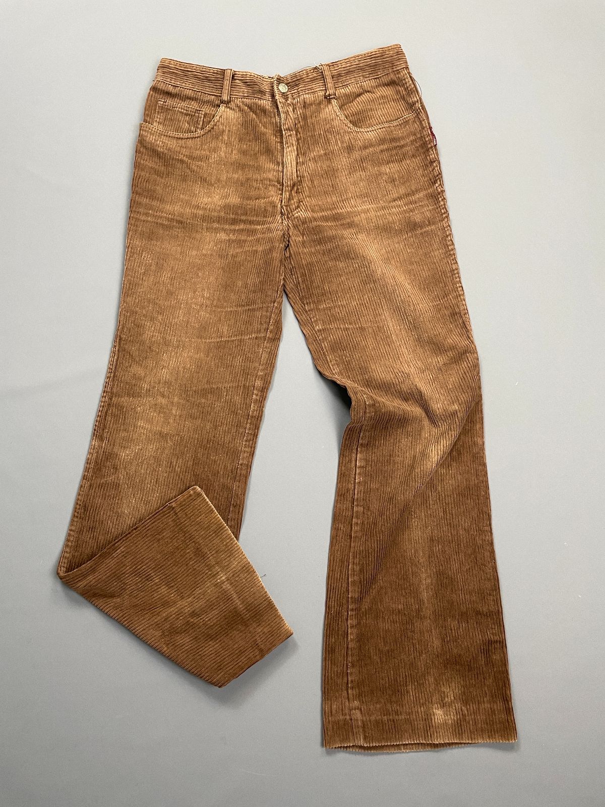 product details: HEAVY CORDUROY BOOTCUT FLARE PANTS photo