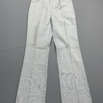 *AS-IS* DEADSTOCK 1970S CONTRAST STITCH COTTON FLARED PERM PRESS TROUSER PANTS