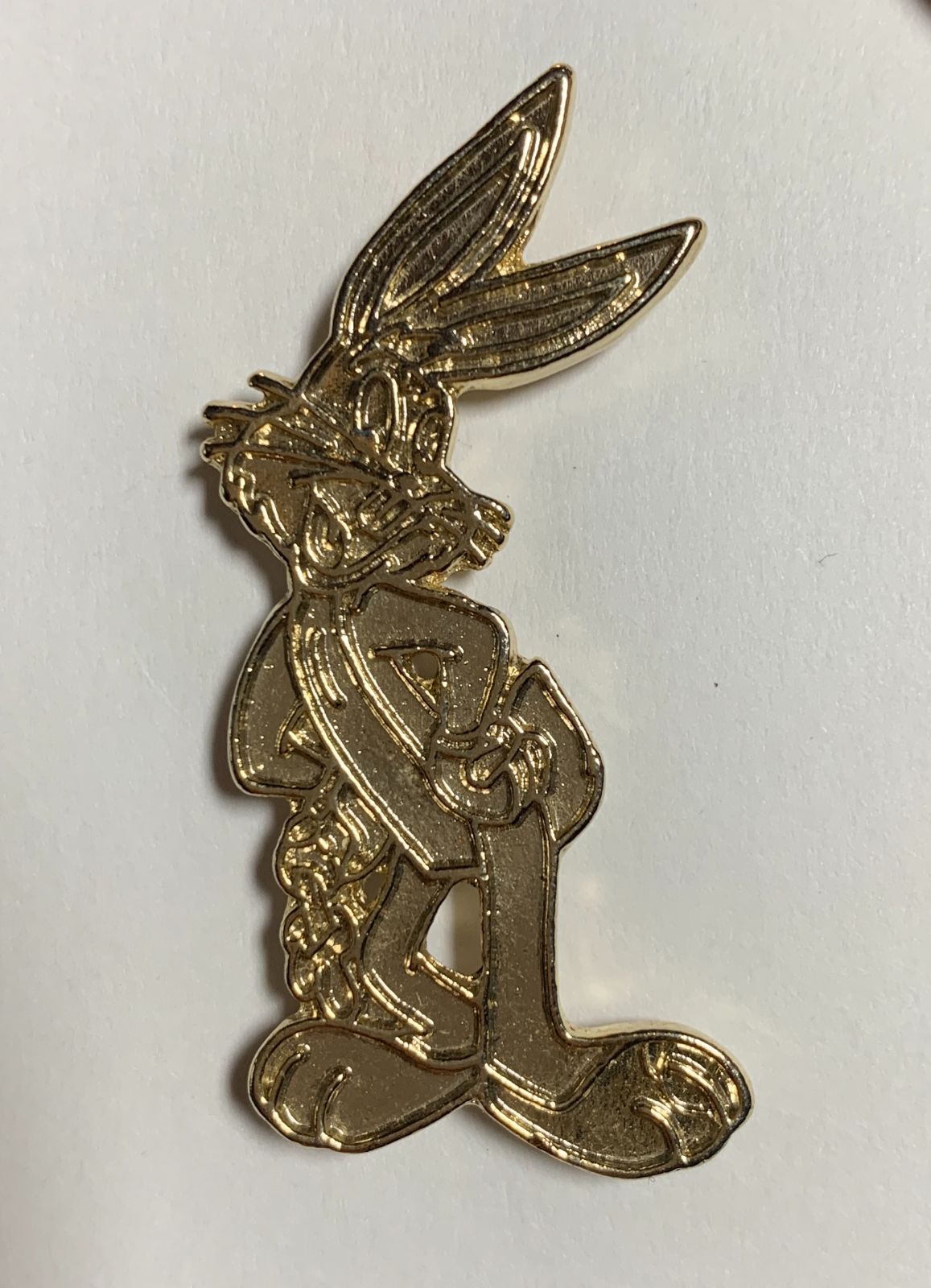 product details: GOLD PLATED BUGS BUNNY PIN photo