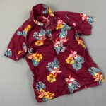 SMALL FIT SHORT SLEEVE HAWAIIAN SHIRT