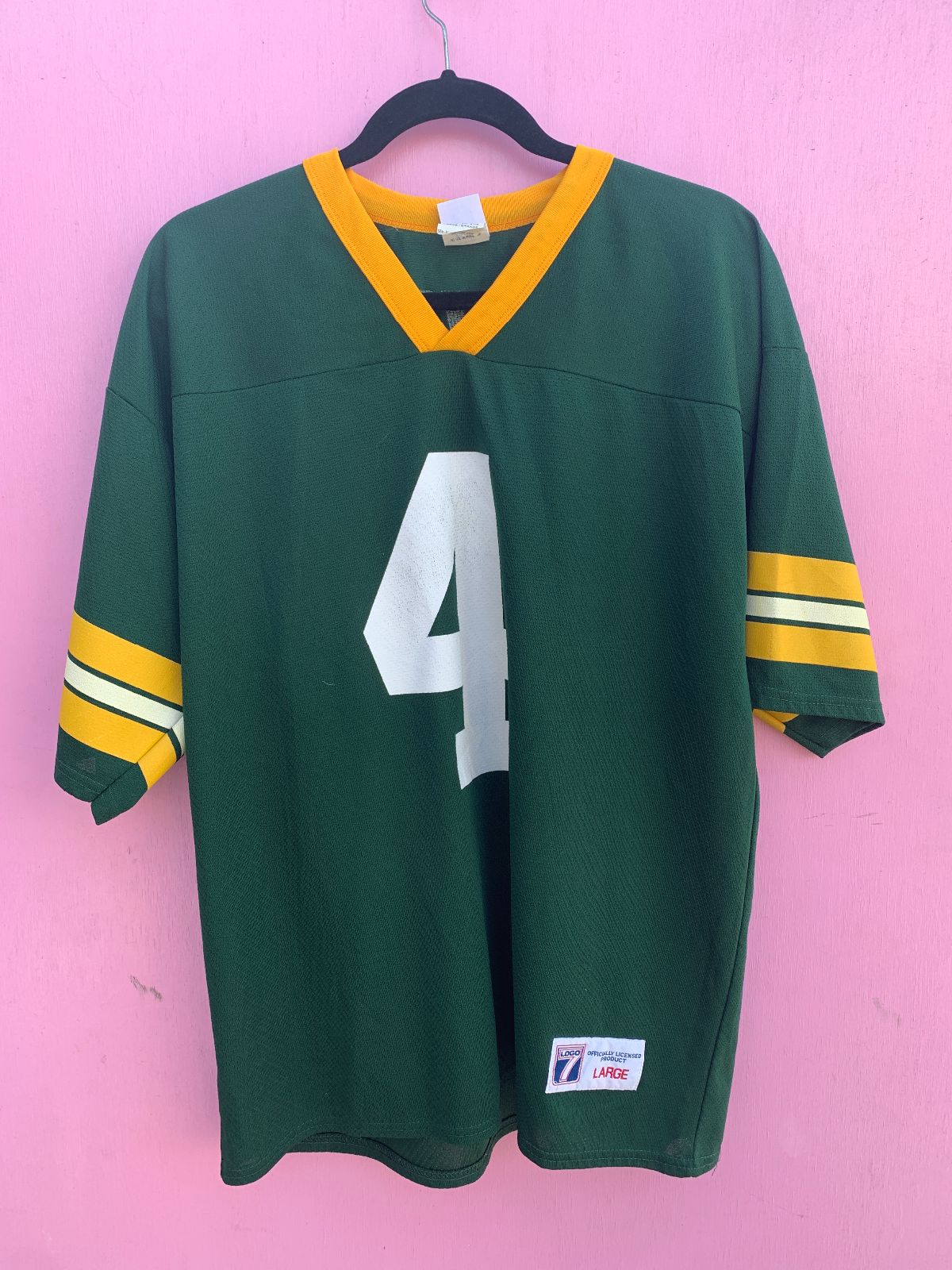 product details: NFL GREEN BAY PACKERS #4 FARVE FOOTBALL JERSEY photo