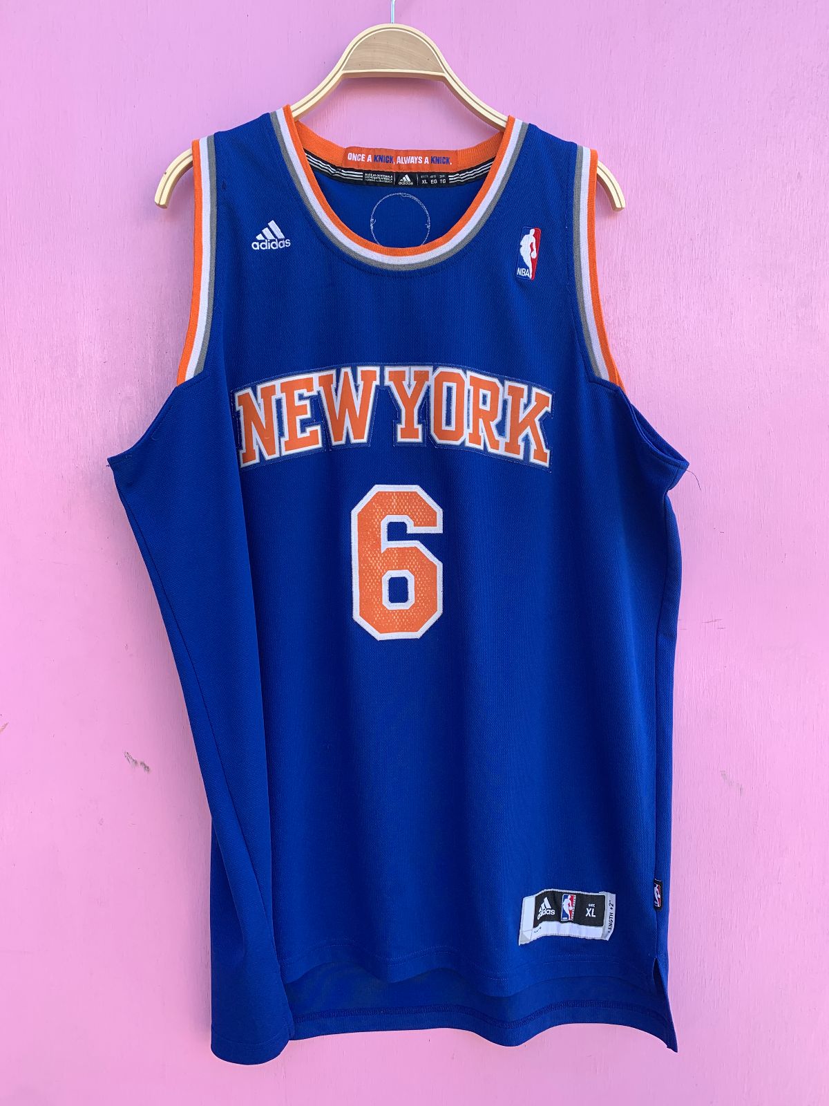 product details: NBA NEW YORK KNICKS #6 CHANDLER BASKETBALL JERSEY photo