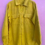 AS-IS AMAZING DISTRESSED YELLOW WORKWEAR CHORE JACKET