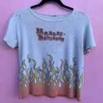 *AS-IS* 2001 HARLEY DAVIDSON FLAMES GRAPHIC T SHIRT
