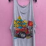 DISTRESSED 14TH ANNUAL KINGS ROYAL PLACE TO RACE GRAPHIC TANK TOP