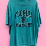 *AS-IS* OVERDYED MLB FLORIDA MARLINS GRAPHIC T SHIRT