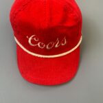 COORS BEER EMBROIDERED CORDUROY HAT