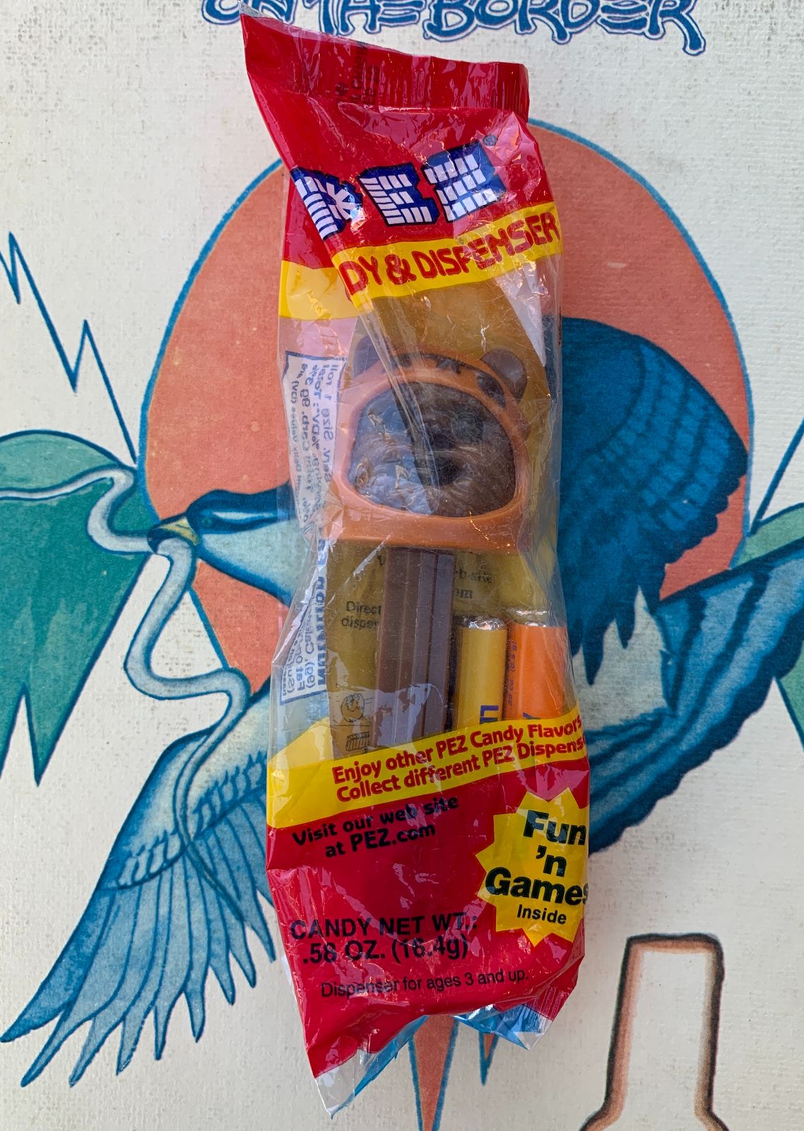 product details: STAR WARS EWOK PEZ DISPENSER NEW IN PACKAGE photo