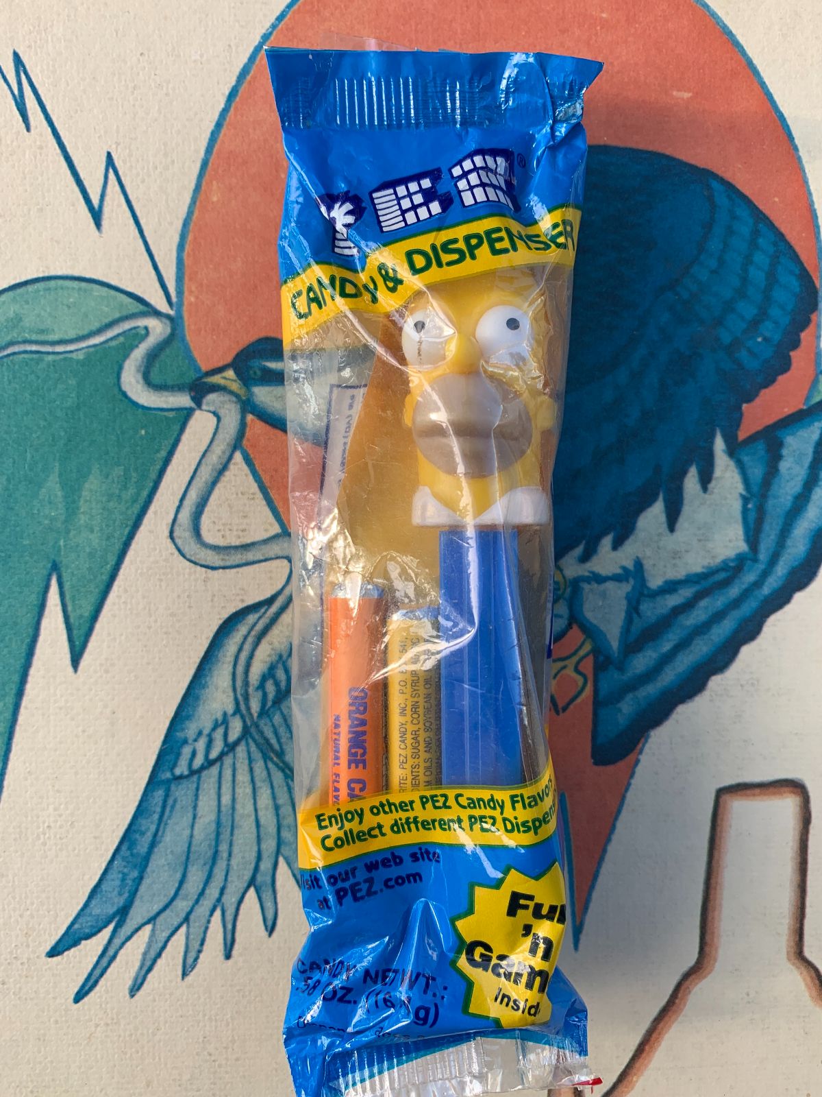 product details: HOMER SIMPSON  PEZ DISPENSER NEW IN PACKAGE photo