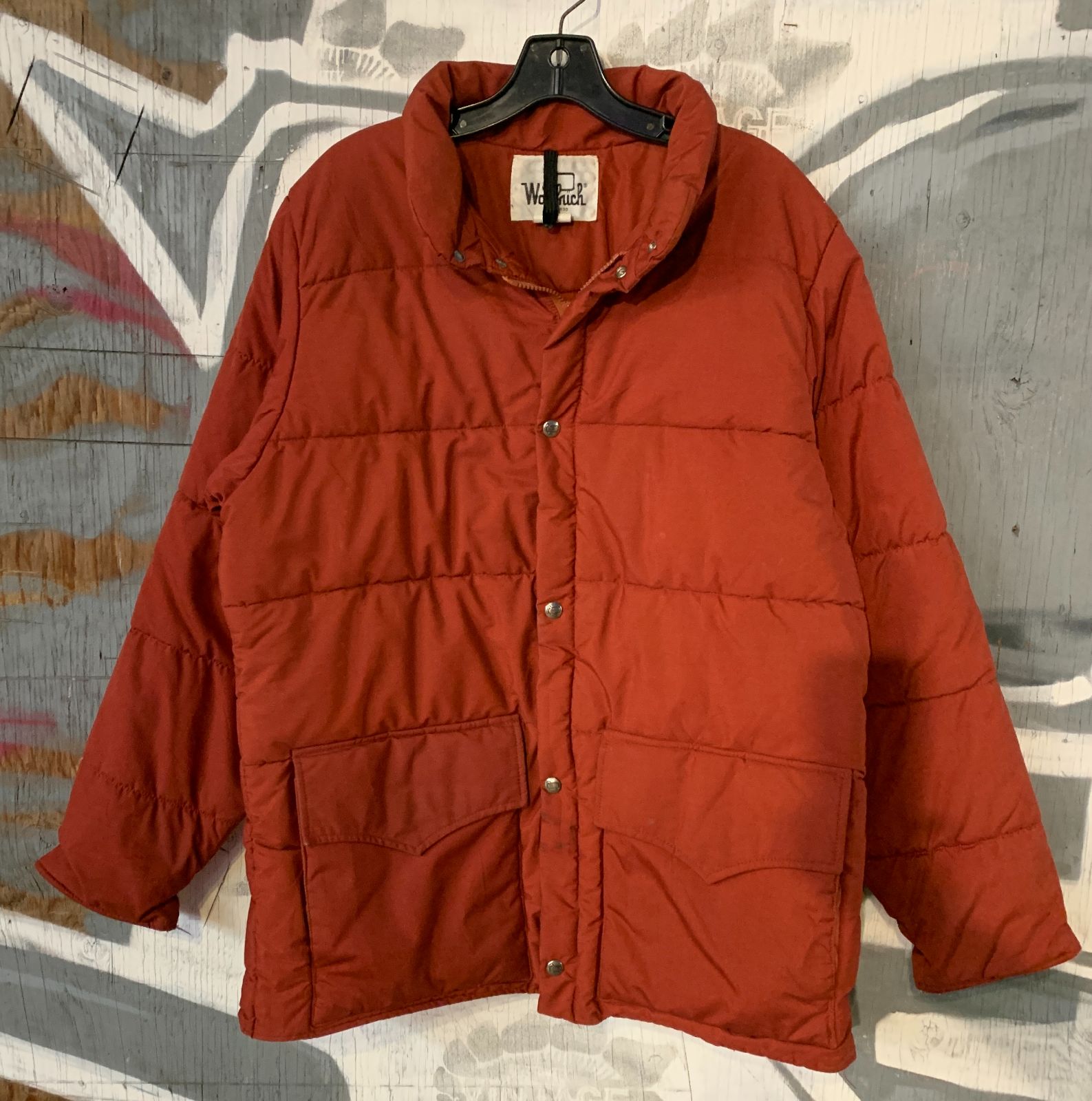 product details: *AS-IS* WOOLRICH PUFFER JACKET WESTERN POCKETS photo
