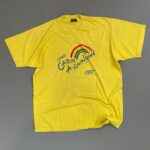 *AS-IS* CAMP CATCH A RAINBOW AMERICAN CANCER SOCIETY T SHIRT