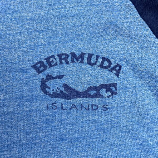 *AS-IS* PAPER THIN TATTERED BERMUDA ISLANDS GRAPHIC T-SHIRT
