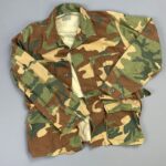 *AS-IS* UTILITY MULTI POCKET CAMOUFLAGE MILITARY JACKET SMALL FIT SHORT CUT