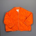 ORANGE QUILTED MILITARY INNER JACKET