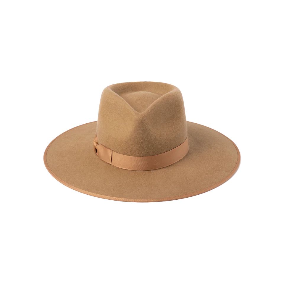 product details: TEAK RANCHER BRUSHED WOOL WIDE STRAIGHT BRIMMED HAT photo