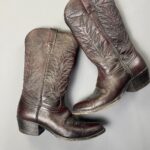 OXBLOOD LEATHER COWBOY BOOTS HANDCRAFTED IN TEXAS