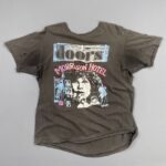 *AS-IS* 1980S THRASHED FADED THE DOORS MORRISON HOTEL, LIZARD KING GRADIENT BACK GRAPHIC T SHIRT