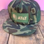 AMAZING AT&T SCREEN PRINTED CAMOUFLAGE SNAPBACK TRUCKER HAT