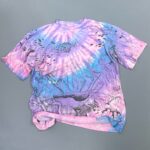 *AS-IS* AWESOME! 1990S PASTEL OMBRE TIEDYE UNDERWATER GRAPHIC TSHIRT SINGLE STITCHED