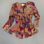 1980S ITALIAN MADE CRAZY UNIQUE METALLIC MOSAIC PICASSO STYLE FACE JACKET