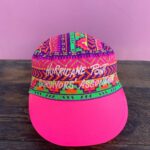 1980S ALLOVER NEON PRINT CORN NUTS PROMO CYCLE HAT