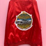 THE HUBCAPS CAR CLUB SATIN BUTTON UP JACKET