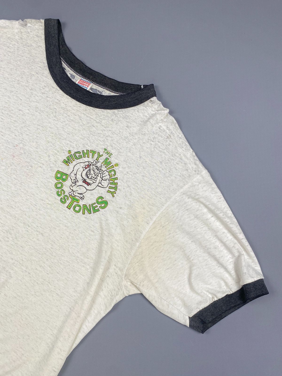 SOFFE SHIRTS *AS-IS* THE MIGHTY MIGHTY BOSSTONES GRAPHIC MADE IN USA T SHIRT in WHITE