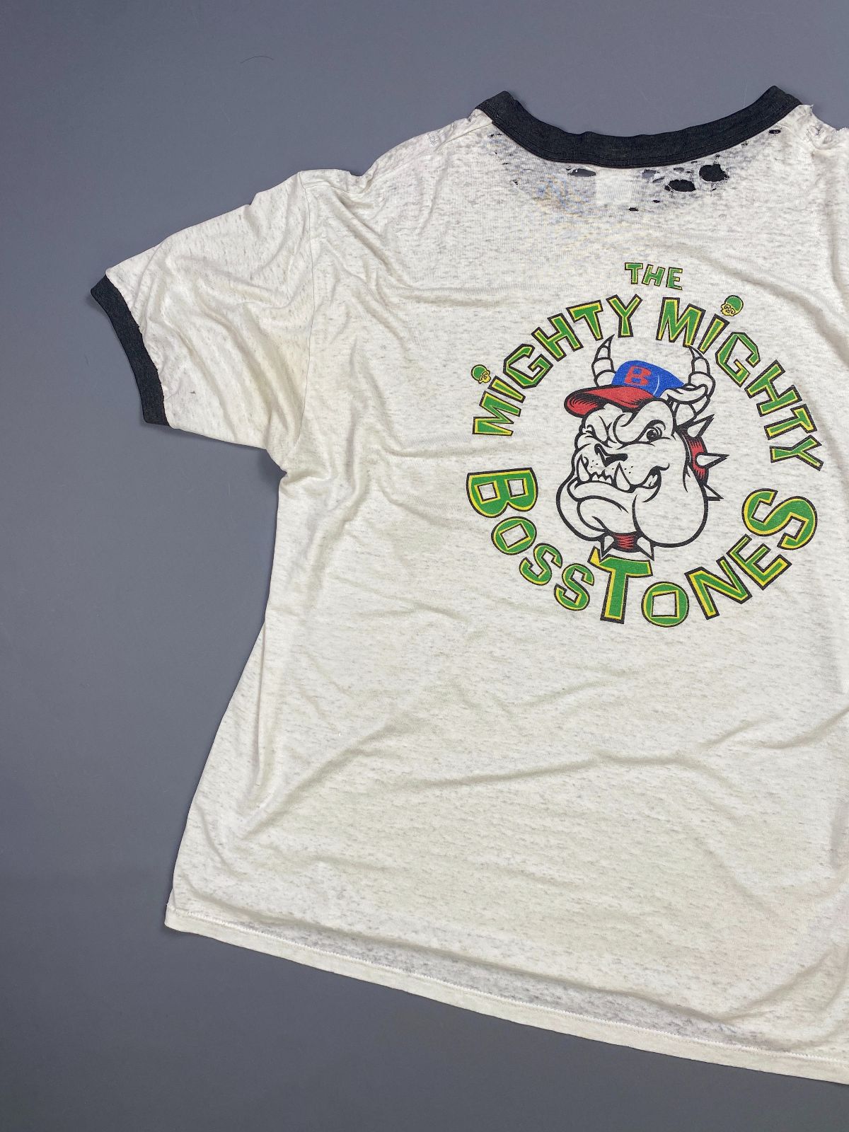 SOFFE SHIRTS *AS-IS* THE MIGHTY MIGHTY BOSSTONES GRAPHIC MADE IN USA T SHIRT in WHITE