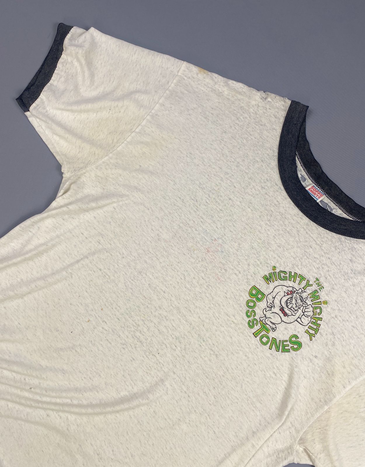 SOFFE SHIRTS *AS-IS* THE MIGHTY MIGHTY BOSSTONES GRAPHIC MADE IN USA T SHIRT in WHITE