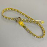 KILLER! EARLY 1990S FULLY GROMMETED CLEAR PLASTIC VINYL BELT