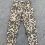 *AS-IS* 100% COTTON FADED DUCK CAMO PANTS