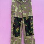 FADED CAMO DOUBLE KNEE PATCHWORK MILITARY OVERPANTS