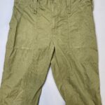 CLASSIC BRITISH MILITARY TWILL TROUSERS EXTENDED BELT LOOPS & FRONT WELT POCKETS