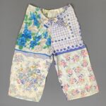 ADORABLE! SHEER COTTON FLORAL PATCHWORK BLOOMER STYLE SHORTS