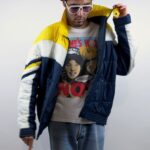 RAD! 1970S COLOR BLOCK INSULATED PUFFER JACKET