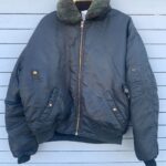 AS-IS 200S POLO SPORT MILITARY BOMBER JACKET W/ FUR COLLAR