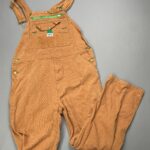 AS-IS LIBERTY CANVAS DENIM WORK WEAR OVERALLS W/ CONTRAST STITCH
