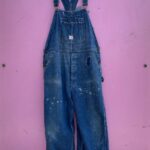 PERFECTLY DISTRESSED DENIM OVERALLS