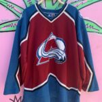 AS-IS STARTER NHL COLORADO AVALANCHE EMBROIDERED HOCKEY JERSEY