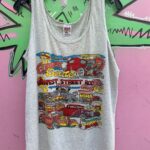 DUPAGE COUNTY FAIRGROUND GEARS AND EARS RAT FINK 2002 CARS GRAPHIC TANK TOP