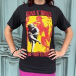 GUNS N ROSES USE YOUR ILLUSION 1991 GRAPHIC TOUR T SHIRT
