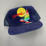 KONA HAWAII SAILING PRIMARY COLORS EMBROIDERED CORDUROY SNAPBACK HAT