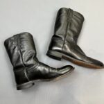 *AS-IS* CLASSIC LEATHER ROUND TOE RANCHER BOOTS