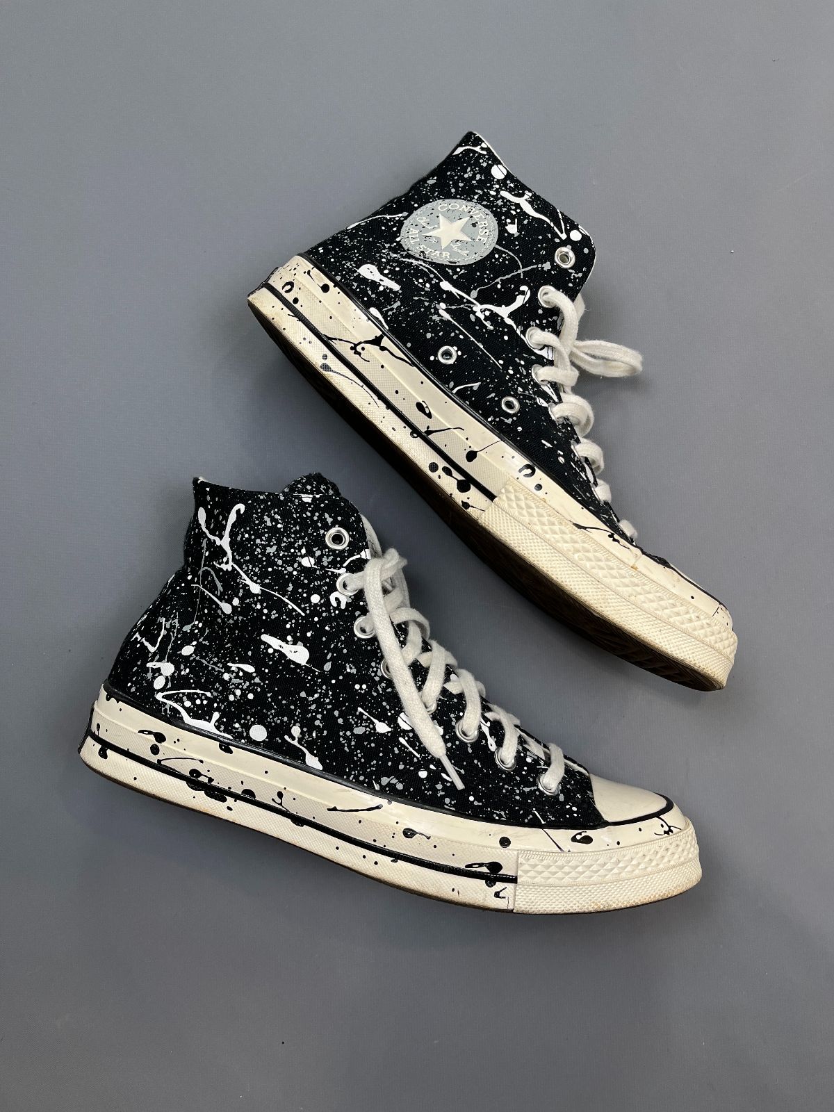 FUN! CHUCK TAYLOR ALL STAR ARCHIVE PAINT SPLATTER CONVERSE HI-TOP SNEAKER