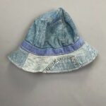 *AS-IS* AMAZING!! 1960S-70S UNION MADE DENIM PATCHWORK BUCKET HAT