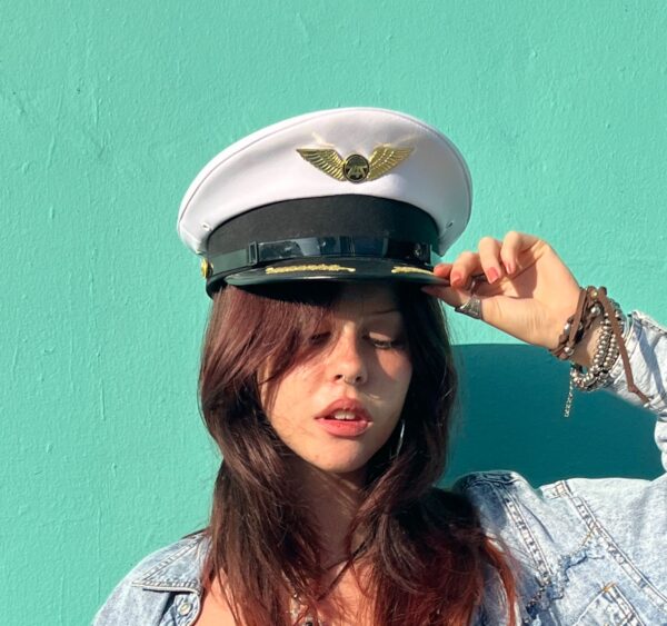 AVIATOR CAPTAINS HAT 747 GOLD WINGS